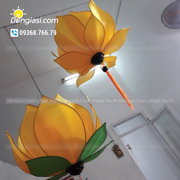 ĐÈN HOA SEN VẢI