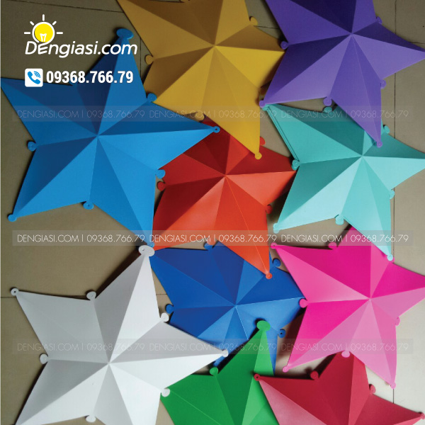 ĐÈN NGÔI SAO NHỰA 01