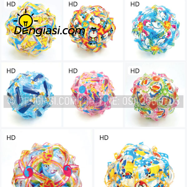 Đèn nhựa lắp ráp 30 mảnh